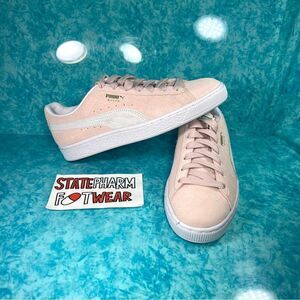Puma Suede Classic Peach Skin Pink Women’s Low Top Shoes Sneakers Size 8.5